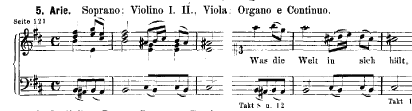 BWV64 第５曲アリアの譜例